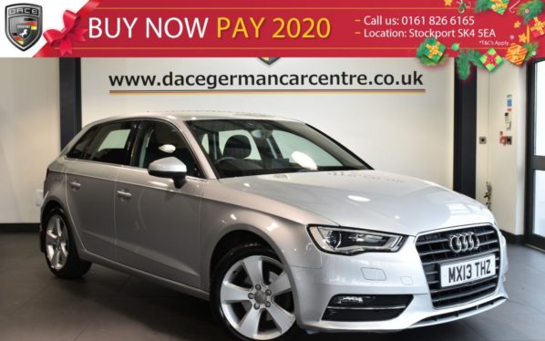 Used 2013 SILVER AUDI A3 Hatchback 1.4 TFSI SPORT 5DR 121 BHP full service history (reg. 2013-03-16) for sale in Bolton