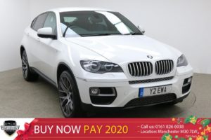 Used 2013 WHITE BMW X6 Coupe 3.0 XDRIVE40D 4d AUTO 302 BHP (reg. 2013-08-07) for sale in Manchester