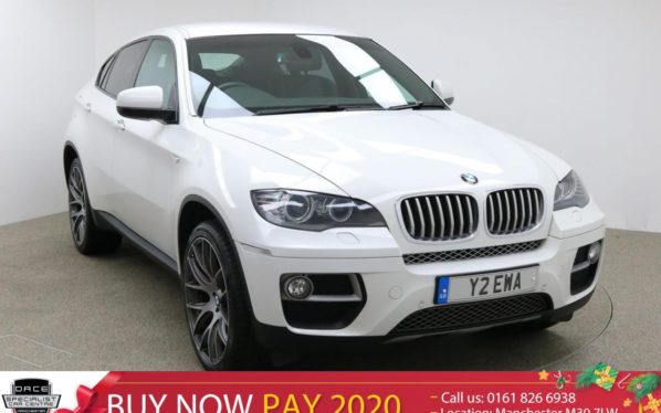 Used 2013 WHITE BMW X6 Coupe 3.0 XDRIVE40D 4d AUTO 302 BHP (reg. 2013-08-07) for sale in Manchester