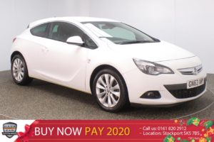 Used 2013 WHITE VAUXHALL ASTRA GTC Hatchback 1.4 GTC SRI 3DR AUTO HALF LEATHER SEATS 138 BHP (reg. 2013-11-18) for sale in Stockport