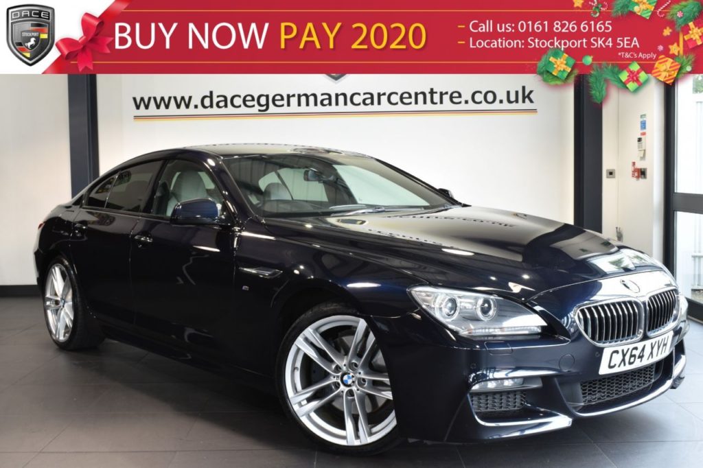 Used 2014 BLACK BMW 6 SERIES GRAN COUPE Coupe 3.0 640D M SPORT 4DR AUTO 309 BHP full bmw service history (reg. 2014-11-27) for sale in Bolton