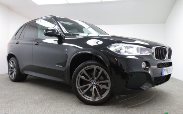 Used 2014 BLACK BMW X5 Estate 3.0 XDRIVE30D M SPORT 5d AUTO 255 BHP (reg. 2014-12-18) for sale in Manchester