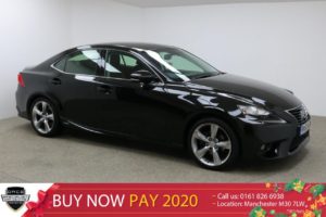 Used 2014 BLACK LEXUS IS 300H Saloon 2.5 300H PREMIER 4d AUTO 220 BHP (reg. 2014-09-30) for sale in Manchester