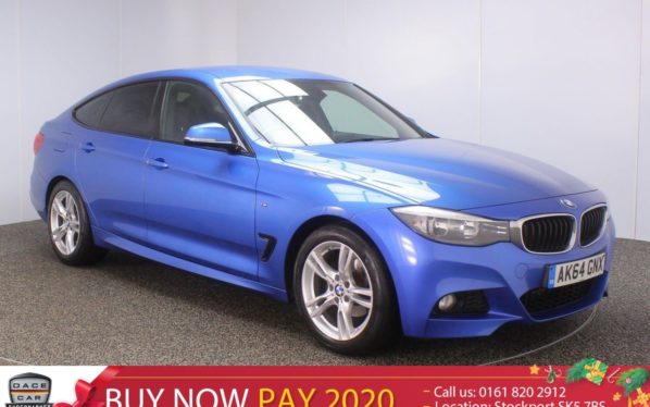 Used 2014 BLUE BMW 3 SERIES GRAN TURISMO Hatchback 2.0 318D M SPORT GRAN TURISMO 5DR SAT NAV HEATED LEATHER SEATS 1 OWNER 141 BHP (reg. 2014-11-12) for sale in Stockport