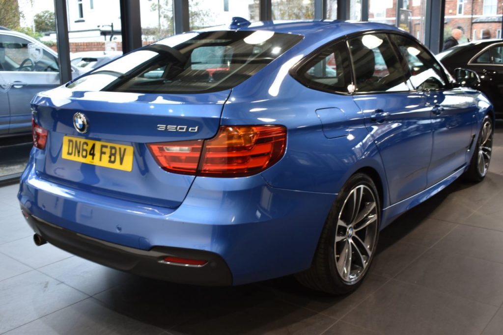 Used 2014 BLUE BMW 3 SERIES GRAN TURISMO Hatchback 2.0
