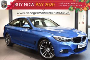 Used 2014 BLUE BMW 3 SERIES GRAN TURISMO Hatchback 2.0 320D M SPORT 5DR 181 BHP full bmw service history (reg. 2014-10-27) for sale in Bolton