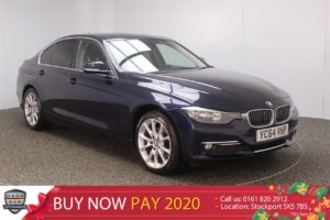 Used 2014 BLUE BMW 3 SERIES Saloon 2.0 320D LUXURY 4DR AUTO 184 BHP (reg. 2014-11-07) for sale in Stockport