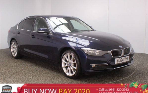 Used 2014 BLUE BMW 3 SERIES Saloon 2.0 320D LUXURY 4DR AUTO 184 BHP (reg. 2014-11-07) for sale in Stockport