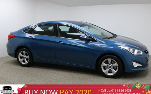 Used 2014 BLUE HYUNDAI I40 Saloon 1.7 CRDI ACTIVE BLUE DRIVE 4d 134 BHP (reg. 2014-07-17) for sale in Manchester