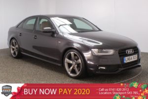 Used 2014 GREY AUDI A4 Saloon 2.0 TDI BLACK EDITION START/STOP 4DR AUTO SAT NAV 1 OWNER 148 BHP (reg. 2014-11-13) for sale in Stockport