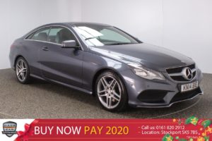 Used 2014 GREY MERCEDES-BENZ E CLASS Coupe 2.1 E250 CDI AMG SPORT 2DR AUTO 204 BHP (reg. 2014-03-06) for sale in Stockport