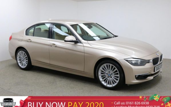 Used 2014 SILVER BMW 3 SERIES Saloon 2.0 320I LUXURY 4d 181 BHP (reg. 2014-09-06) for sale in Manchester