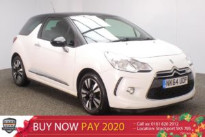 Used 2014 WHITE CITROEN DS3 Hatchback 1.6 E-HDI DSTYLE 3DR 90 BHP (reg. 2014-09-03) for sale in Stockport