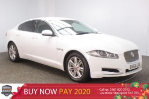 Used 2014 WHITE JAGUAR XF Saloon 3.0 D V6 LUXURY 4DR AUTO 240 BHP (reg. 2014-11-28) for sale in Stockport