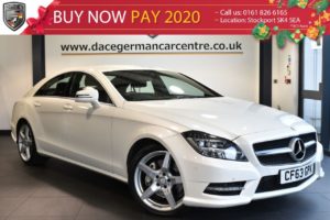Used 2014 WHITE MERCEDES-BENZ CLS CLASS Coupe 3.0 CLS350 CDI BLUEEFFICIENCY AMG SPORT 4DR AUTO 265 BHP full service history (reg. 2014-01-29) for sale in Bolton