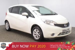 Used 2014 WHITE NISSAN NOTE MPV 1.2 ACENTA 5DR 80 BHP (reg. 2014-11-28) for sale in Stockport