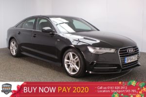 Used 2015 BLACK AUDI A6 Saloon 2.0 TDI ULTRA S LINE 4DR SAT NAV HEATED LEATHER SEATS 1 OWNER 188 BHP (reg. 2015-02-09) for sale in Stockport