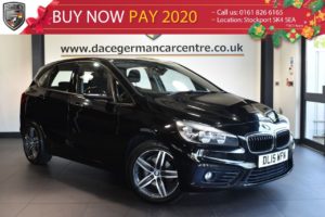 Used 2015 BLACK BMW 2 SERIES ACTIVE TOURER Hatchback 2.0 218D SPORT ACTIVE TOURER 5DR 148 BHP full service history (reg. 2015-07-06) for sale in Bolton