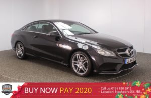 Used 2015 BLACK MERCEDES-BENZ E CLASS Coupe 2.1 E250 CDI AMG SPORT 2DR 1 OWNER 204 BHP (reg. 2015-01-02) for sale in Stockport