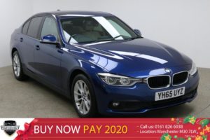 Used 2015 BLUE BMW 3 SERIES Saloon 2.0 318D SE 4d 148 BHP (reg. 2015-09-21) for sale in Manchester