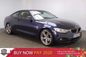 Used 2015 BLUE BMW 4 SERIES Coupe 2.0 420D SPORT 2DR 1 OWNER 188 BHP (reg. 2015-10-26) for sale in Stockport