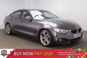 Used 2015 GREY BMW 4 SERIES GRAN COUPE Coupe 2.0 418D SPORT GRAN COUPE 5DR 148 BHP (reg. 2015-10-07) for sale in Stockport