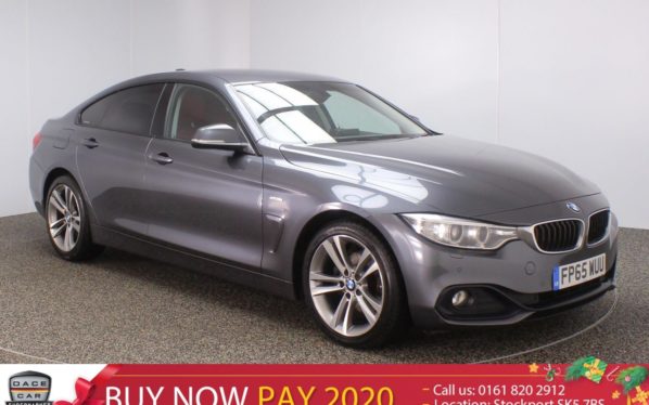 Used 2015 GREY BMW 4 SERIES GRAN COUPE Coupe 2.0 420D SPORT GRAN COUPE 5DR SAT NAV HEATED LEATHER 1 OWNER 188 BHP (reg. 2015-11-23) for sale in Stockport