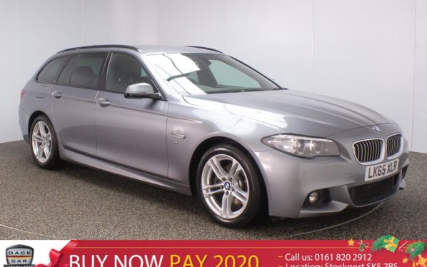 Used 2015 GREY BMW 5 SERIES Estate 2.0 520D M SPORT TOURING 5DR SAT NAV HEATED LEATHER 188 BHP (reg. 2015-10-23) for sale in Stockport