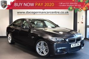 Used 2015 GREY BMW 5 SERIES Saloon 3.0 530D M SPORT 4DR AUTO 255 BHP full service history (reg. 2015-06-30) for sale in Bolton