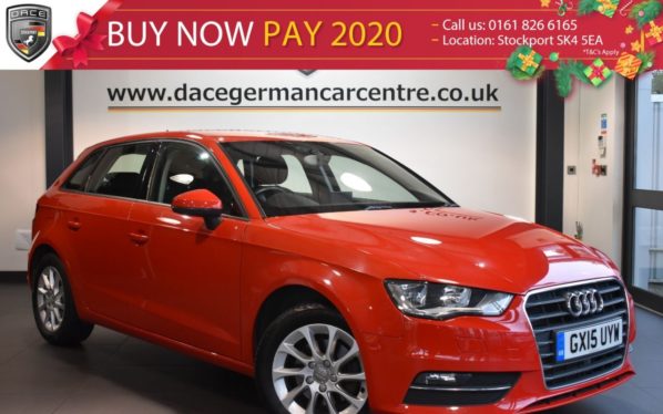 Used 2015 RED AUDI A3 Hatchback 2.0 TDI SE 5DR AUTO 148 BHP full service history (reg. 2015-03-02) for sale in Bolton