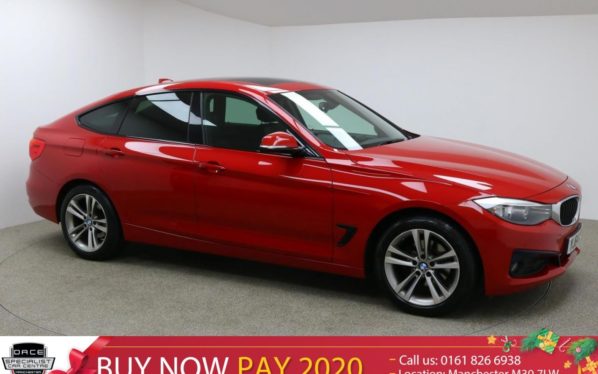 Used 2015 RED BMW 3 SERIES GRAN TURISMO Hatchback 2.0 320D SPORT GRAN TURISMO 5d AUTO 181 BHP (reg. 2015-09-01) for sale in Manchester
