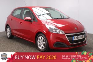 Used 2015 RED PEUGEOT 208 Hatchback 1.6 BLUE HDI ACTIVE 5DR 75 BHP (reg. 2015-09-22) for sale in Stockport