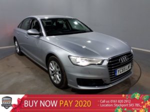 Used 2015 SILVER AUDI A6 Saloon 2.0 TDI ULTRA SE 4DR AUTO 188 BHP LEATHER SAT NAV (reg. 2015-10-23) for sale in Stockport
