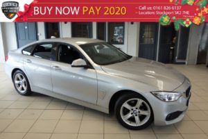 Used 2015 SILVER BMW 4 SERIES GRAN COUPE Coupe 2.0 418D SE GRAN COUPE 4d 141 BHP (reg. 2015-06-15) for sale in Hazel Grove