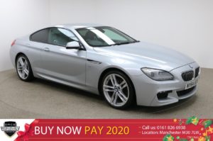 Used 2015 SILVER BMW 6 SERIES Coupe 3.0 640D M SPORT 2d AUTO 309 BHP (reg. 2015-02-18) for sale in Manchester