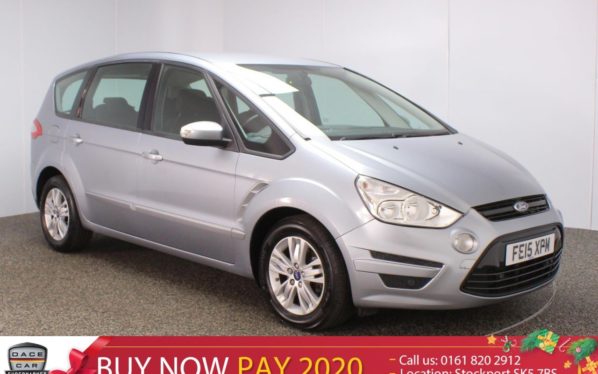 Used 2015 SILVER FORD S-MAX MPV 2.0 ZETEC TDCI 5DR AUTO 1 OWNER 7 SEATS (reg. 2015-04-27) for sale in Stockport