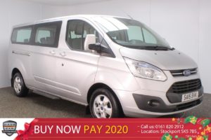 Used 2015 SILVER FORD TOURNEO CUSTOM MPV 2.2 300 LIMITED TDCI 5DR 124 BHP 9 SEATS MINIBUS (reg. 2015-05-29) for sale in Stockport