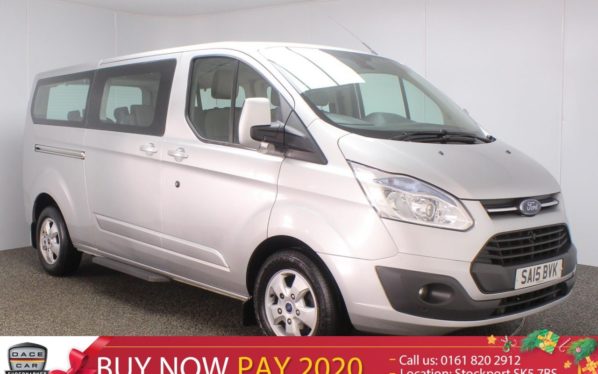 Used 2015 SILVER FORD TOURNEO CUSTOM MPV 2.2 300 LIMITED TDCI 5DR 124 BHP 9 SEATS MINIBUS (reg. 2015-05-29) for sale in Stockport