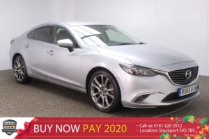 Used 2015 SILVER MAZDA 6 Saloon 2.2 D SPORT NAV REAR CAM HEATED LEATHER 1 OWNER 148 BHP (reg. 2015-10-12) for sale in Stockport