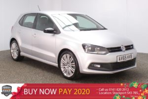 Used 2015 SILVER VOLKSWAGEN POLO Hatchback 1.4 BLUEGT DSG 5DR AUTO 1 OWNER HALF LEATHER SEATS 148 BHP (reg. 2015-11-23) for sale in Stockport