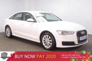 Used 2015 WHITE AUDI A6 Saloon 2.0 TDI ULTRA SE 4DR AUTO SAT NAV LEATHER SEATS 1 OWNER 188 BHP (reg. 2015-07-31) for sale in Stockport