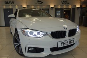 Used 2015 WHITE BMW 4 SERIES Coupe 3.0 435D XDRIVE M SPORT 2d AUTO 309 BHP (reg. 2015-05-21) for sale in Hazel Grove