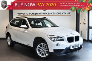 Used 2015 WHITE BMW X1 Estate 2.0 XDRIVE18D SPORT 5DR 141 BHP full service history (reg. 2015-03-19) for sale in Bolton