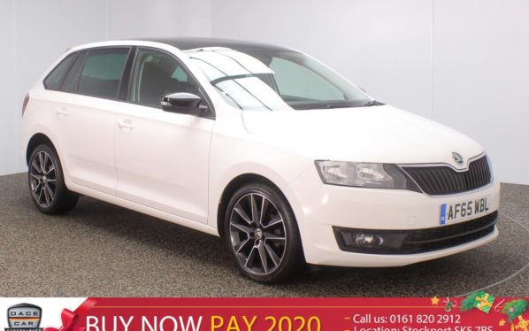 Used 2015 WHITE SKODA RAPID Hatchback 1.4 SPACEBACK SE SPORT TDI DSG 5DR SAT NAV PAN ROOF 1 OWNER 89 BHP (reg. 2015-11-02) for sale in Stockport