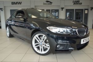 Used 2016 BLACK BMW 2 SERIES Coupe 2.0 228I M SPORT 2d 241 BHP (reg. 2016-04-21) for sale in Hazel Grove