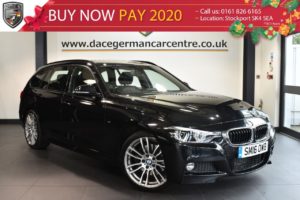 Used 2016 BLACK BMW 3 SERIES Estate 3.0 330D M SPORT TOURING 5DR AUTO 255 BHP full bmw service history (reg. 2016-06-21) for sale in Bolton