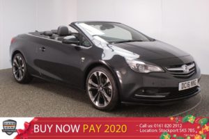 Used 2016 BLACK VAUXHALL CASCADA Convertible 1.6 ELITE 2DR AUTO HEATED LEATHER SEATS 1 OWNER 170 BHP (reg. 2016-08-05) for sale in Stockport