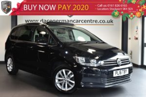 Used 2016 BLACK VOLKSWAGEN TOURAN MPV 1.6 SE FAMILY TDI BLUEMOTION TECHNOLOGY 5DR 7SEATS 114 BHP full service history (reg. 2016-07-29) for sale in Bolton