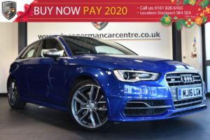 Used 2016 BLUE AUDI S3 Hatchback 2.0 S3 QUATTRO NAV 3DR AUTO 296 BHP full audi service history (reg. 2016-04-20) for sale in Bolton