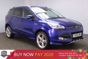 Used 2016 BLUE FORD KUGA Hatchback 1.5 TITANIUM X SPORT 5DR AUTO HEATED LEATHER SEATS 1 OWNER 180 BHP (reg. 2016-08-08) for sale in Stockport